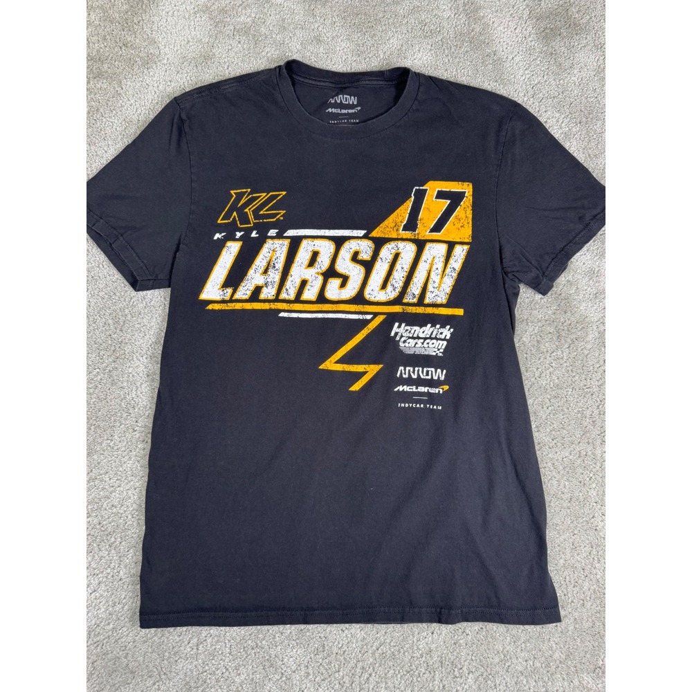 Kyle Larson Arrow McLaren IndyCar Team Shirt Mens Medium Black #17 Hendrick Cars